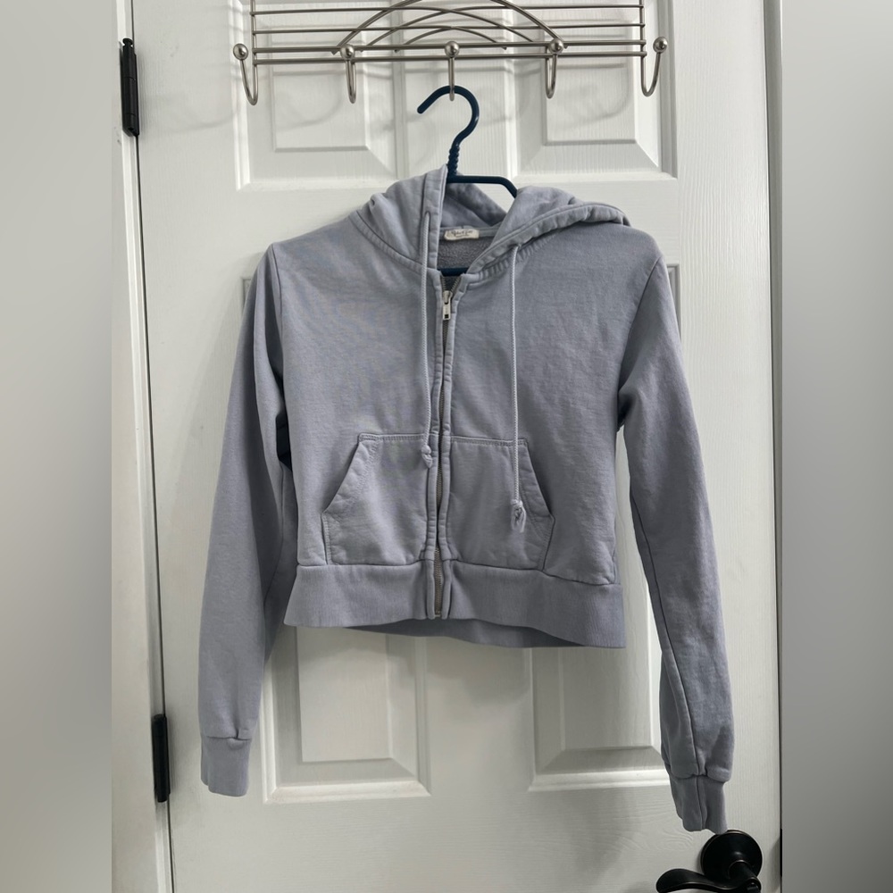 Cropped john galt hoodie